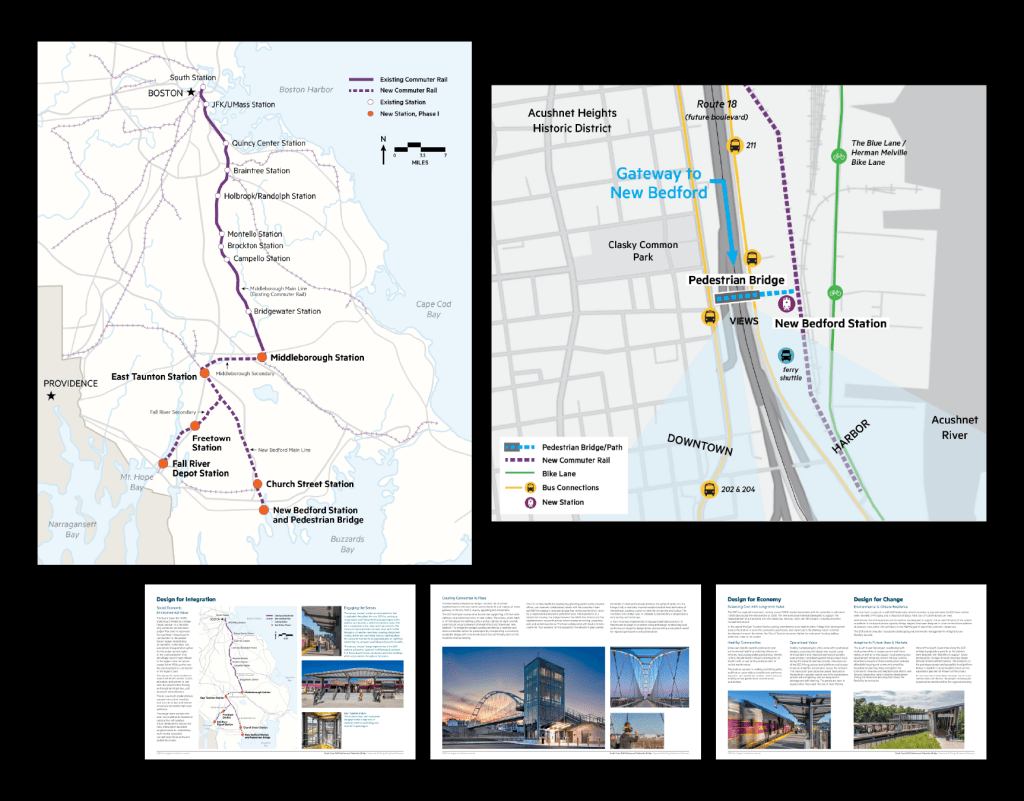 Map graphics and award submission package (Fennick McCredie Architecture)