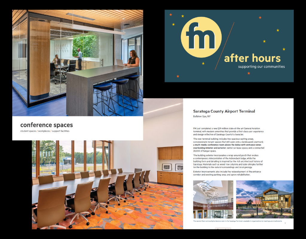 Brochure and presentation design (Fennick McCredie Architecture)